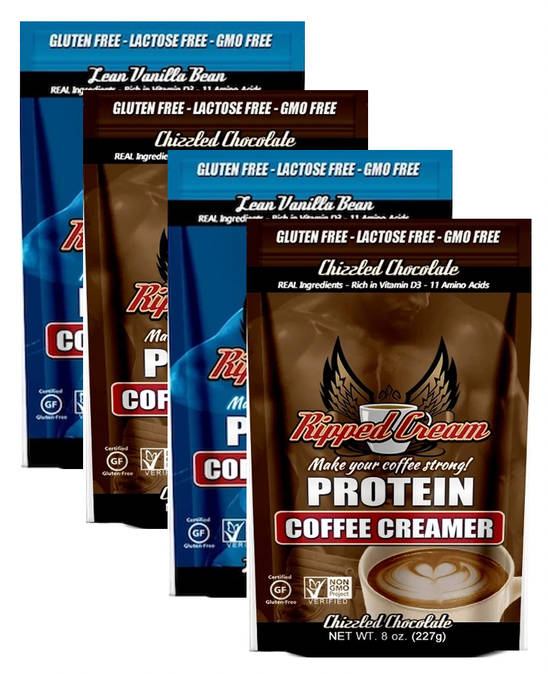 Mix and match our popular 4 pack bundle of rich protein packed coffee creamers!  Whether you enjoy your coffee rich and creamy, or mocha flavored delicious,  you wont be disappointed!
